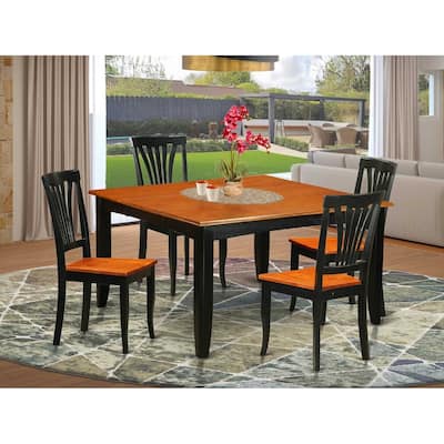 Contemporary Dining Set - Table and Chairs for Kitchen or Dining Room