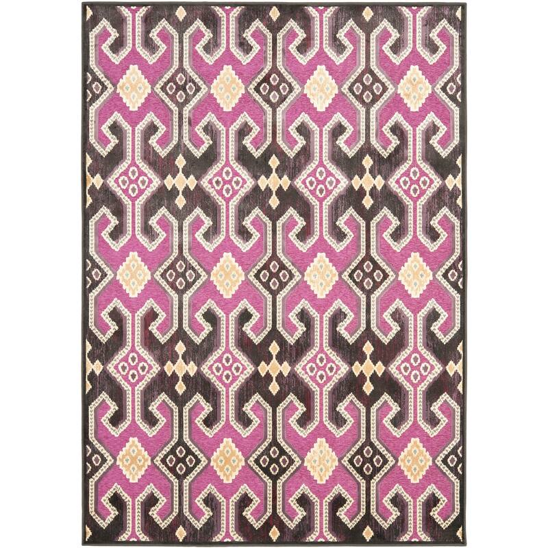 SAFAVIEH Paradise Wintrud Modern Viscose Rug - 5'3" x 7'6" - Fuchsia/Purple - Rectangle