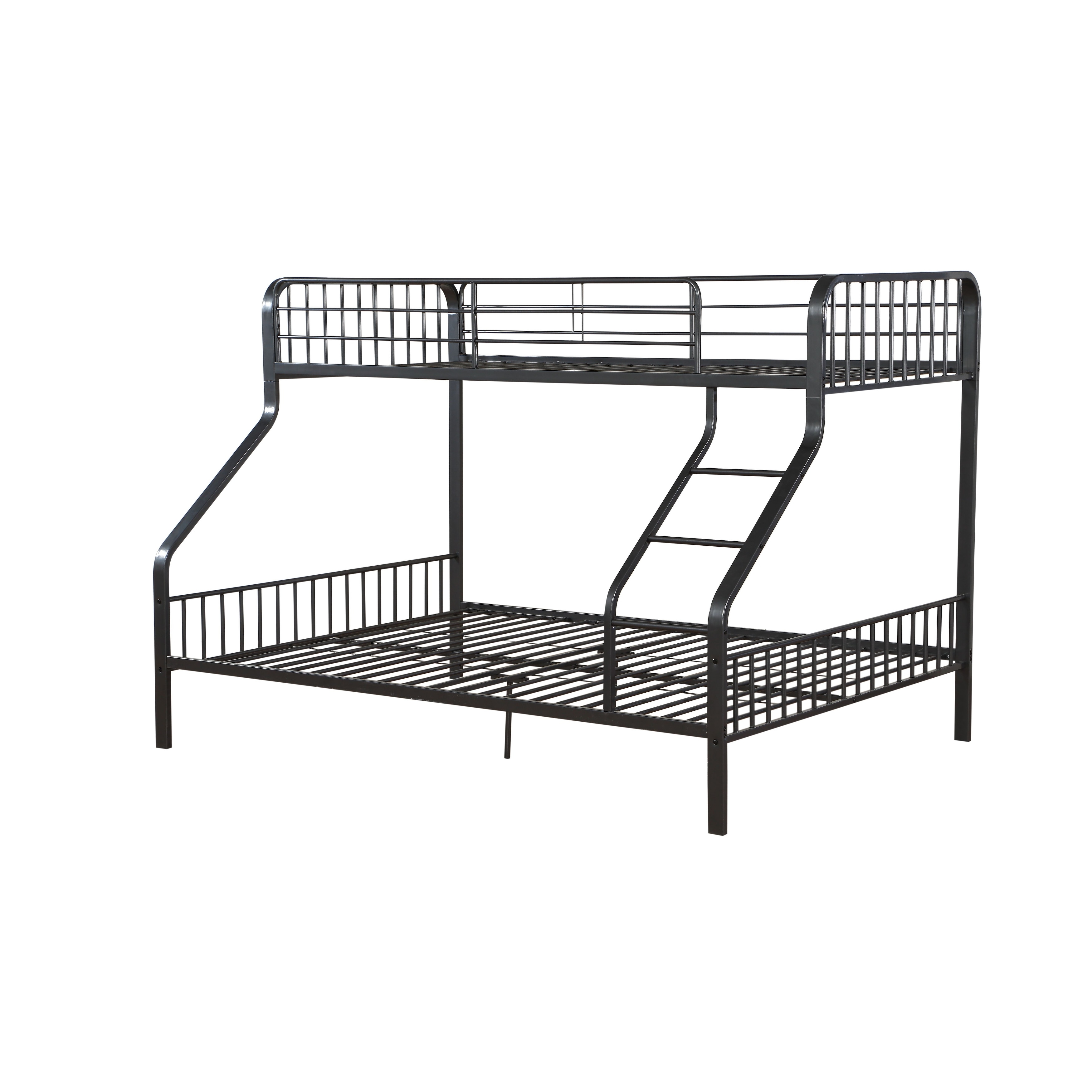Caius Gunmetal Twin XL Queen Bunk Bed On Sale Bed Bath