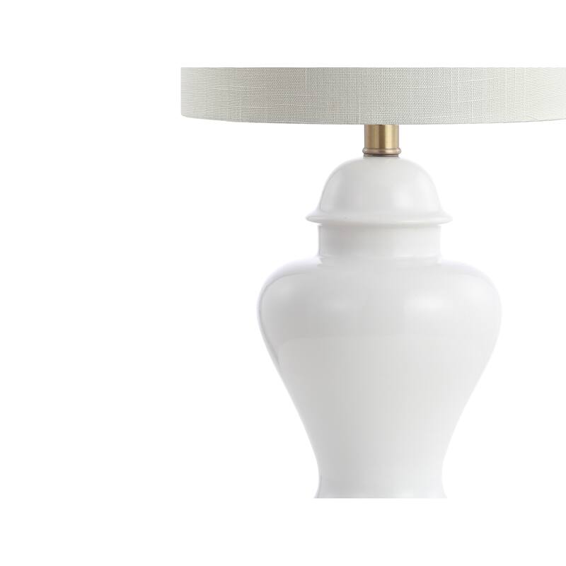 Chi 25" Sea Grass LED Table Lamp, Natural (Set of 2) by JONATHAN Y