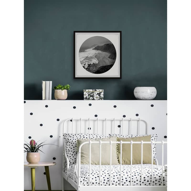 'White Waves' Framed Painting Print