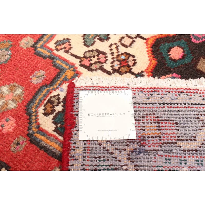 ECARPETGALLERY Hand-knotted Konya Anatolian Red Wool Rug - 3'9 x 8'10