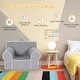 preview thumbnail 9 of 42, Costway Kids Sofa Toddler Foam Filled Armchair w/ Velvet Fabric Baby - See Details
