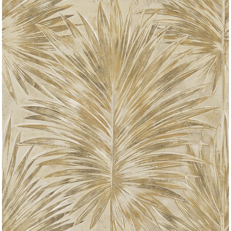 Seabrook Designs Cyril Palm Unpasted Wallpaper