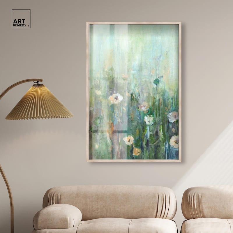 Harmony Green I Shadowbox by Art Remedy