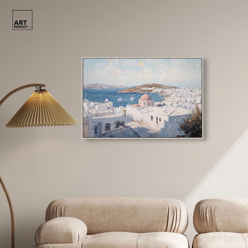 Early Morning Greece Canvas by Art Remedy