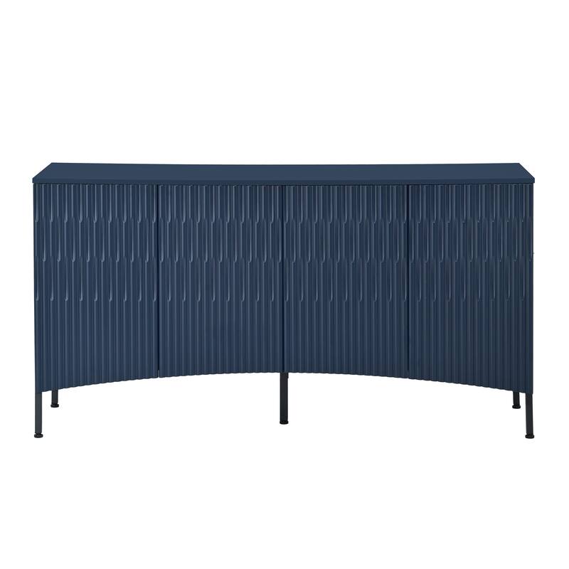 Sideboard Featuring Premium MDF and Sturdy Metal Legs for Durability