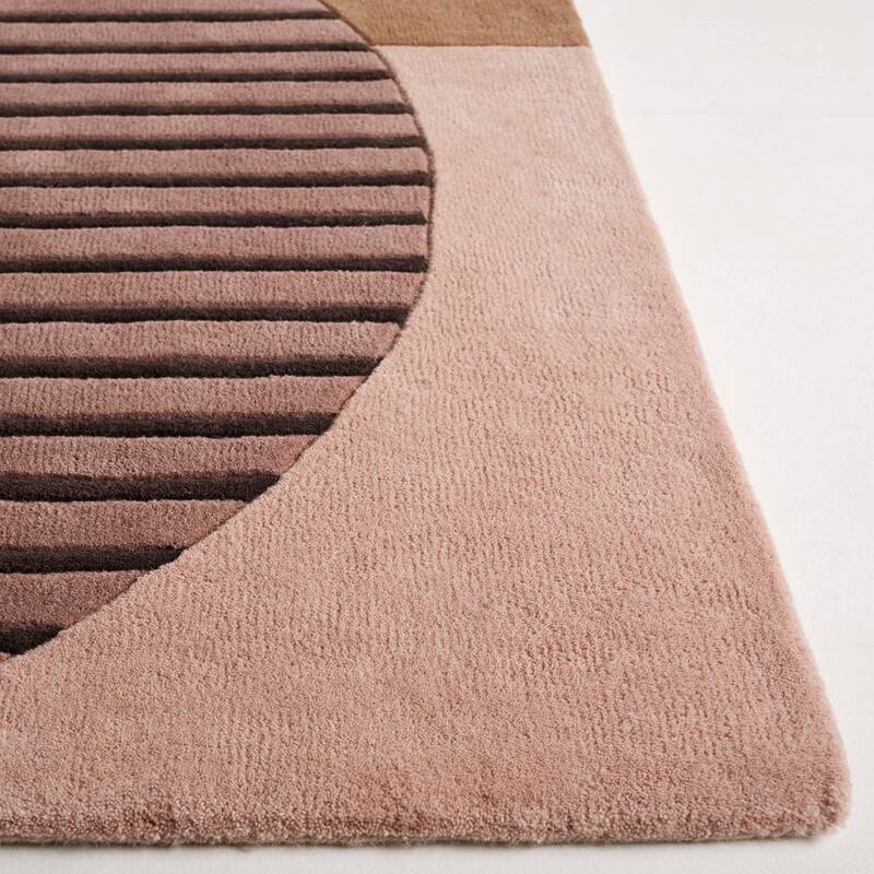 SAFAVIEH Handmade Rodeo Mili Drive Mid-Century Modern Wool Rug