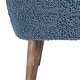 preview thumbnail 25 of 34, Dulcinea Ullna Lambskin Sherpa Upholstery Accent Chair by HULALA HOME