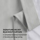 preview thumbnail 79 of 155, Exclusive Fabrics Signature Pleated Blackout Velvet Curtain (1 Panel)