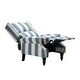 preview thumbnail 63 of 100, Olympus Upholstered Classic Manual Wingback Recliner with Spindle Legs by HULALA HOME