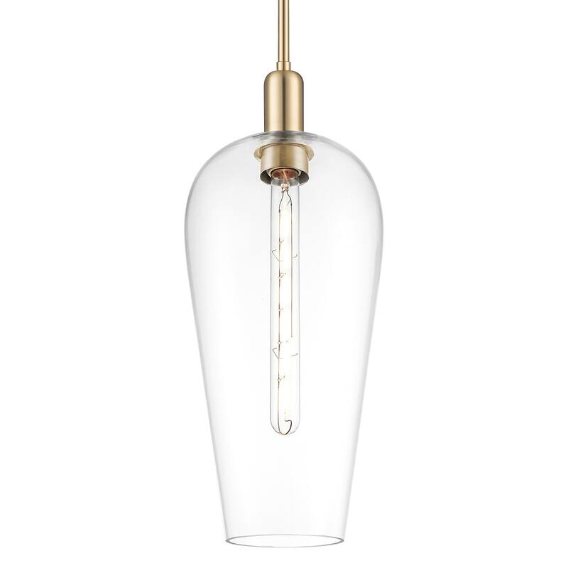 Innovations Lighting 716-1S-G456-8CL Chelsea 8" Wide Mini Pendant with - Champagne Bronze
