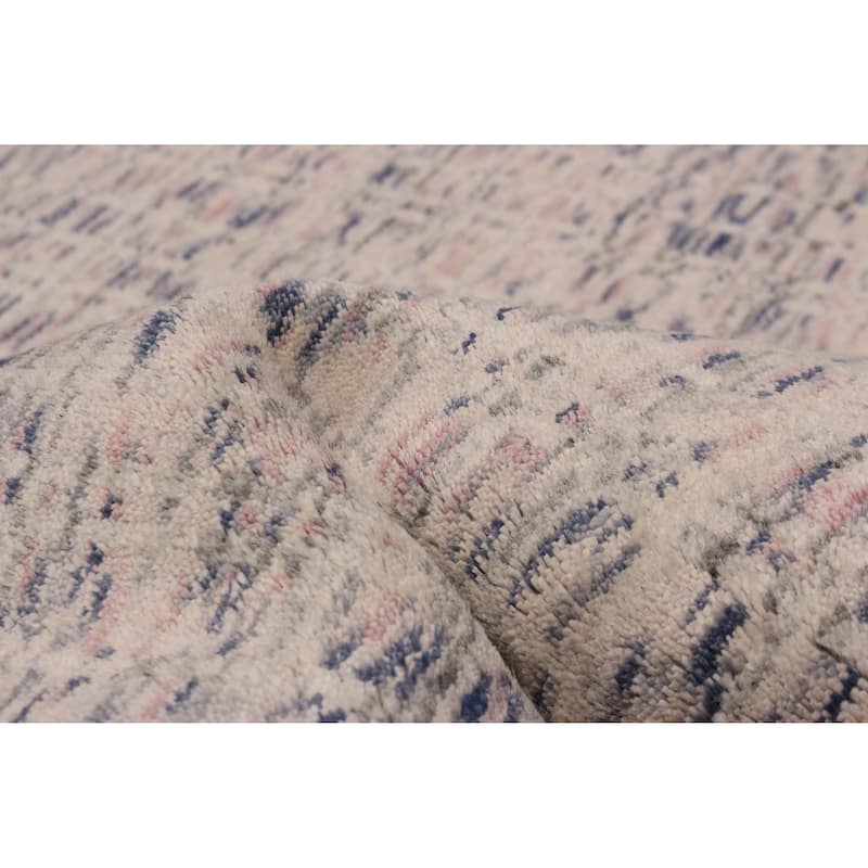ECARPETGALLERY Hand Loomed Kashkuli Gabbeh Ivory Wool Rug - 5'3 x 7'9