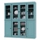 preview thumbnail 69 of 145, Palace Imports 100% Solid Wood Pantry Cabinet, Adjustable Shelves, 65" Wide, 71.5" Tall - 65" x 71.5"