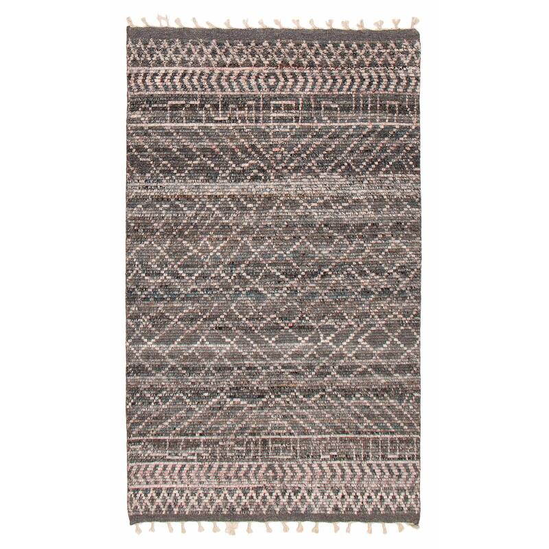 Tangier Grey Rug 5'1" x 8'3" - 5'1 x 8'3 - Dark Grey - 5'1 x 8'3
