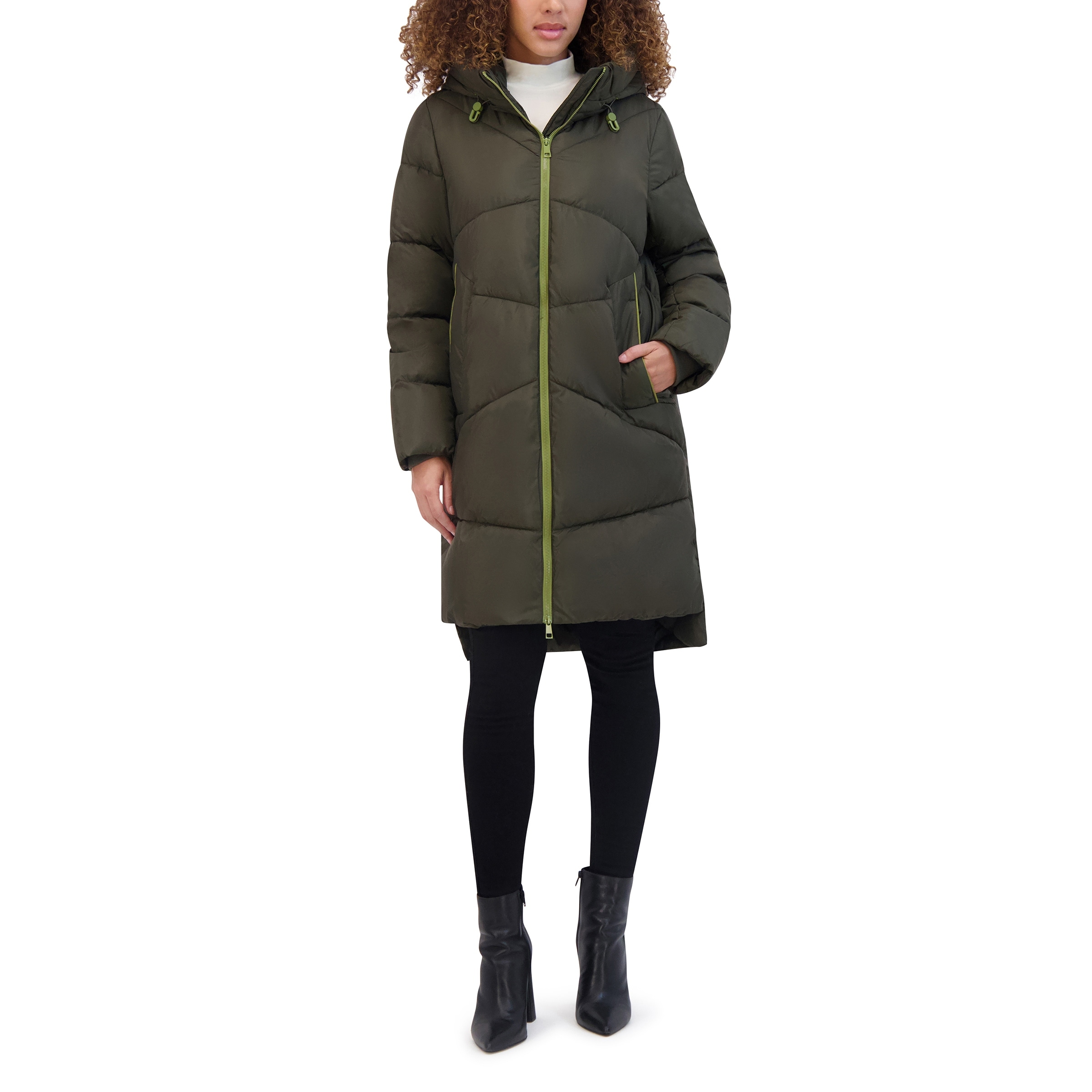 Andrew Marc Baisley Water-Resistant Parka Puffer Coat