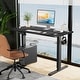 preview thumbnail 8 of 26, Modern Electric Regulate Desk with Adjustable Height Electric machine and Memory Presets for Home Office or Bedroom Black