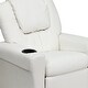 preview thumbnail 164 of 189, Contemporary Kids Recliner with Cup Holder and Headrest - 24"W x 21.5" - 36.5"D x 27"H