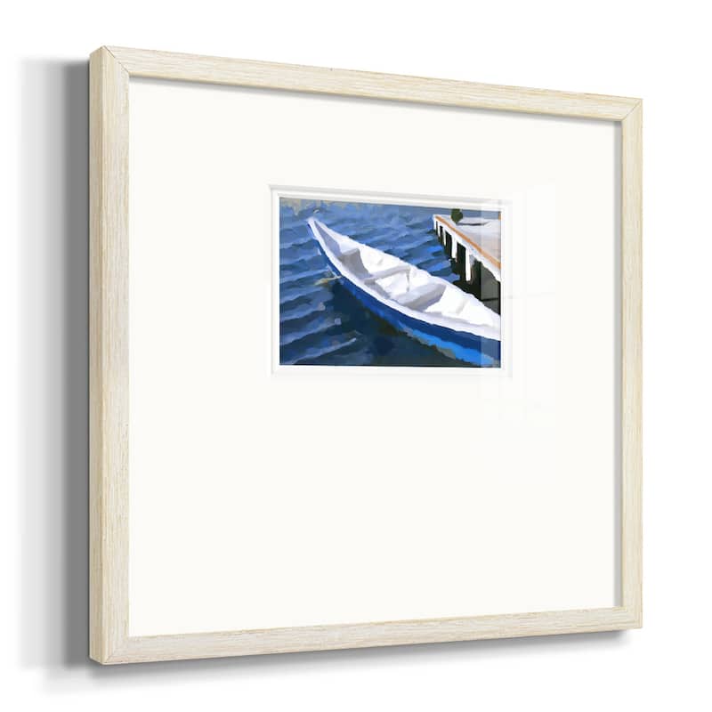 Colorful Rowboat IVPremium Framed Print