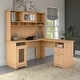 preview thumbnail 75 of 81, Cabot 60W L-Shaped Desk with Hutch and Storage by Bush Furniture