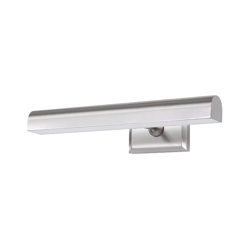 1-Light Brass/Matte Black/Chrome Dimmable Linear LED Iron Wall Light with Warm 3000K Light