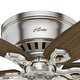 preview thumbnail 7 of 27, Hunter 42" Builder Low Profile Ceiling Fan with 3-Light LED Light Kit and Pull Chain