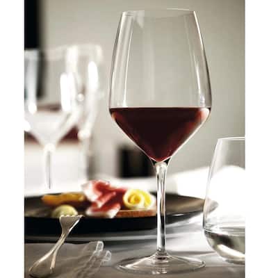 Luigi Bormioli Atelier 23.75 Ounce Cabernet Red Wine Glass, Set of 6 - 23.75 ounce
