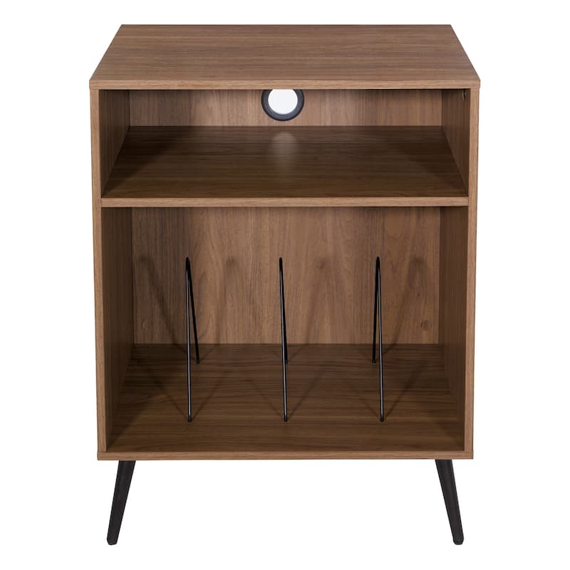 Retro Record Player Stand w/ Album