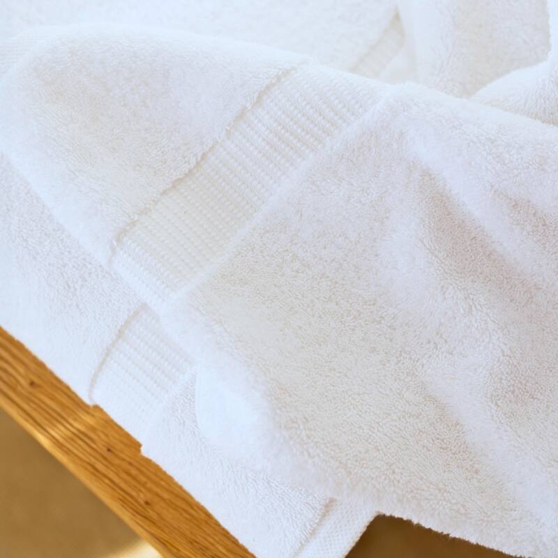 Salbakos Cotton Bath Towels Turkish Cotton Soft Absorbent Set of 4 - 27x54