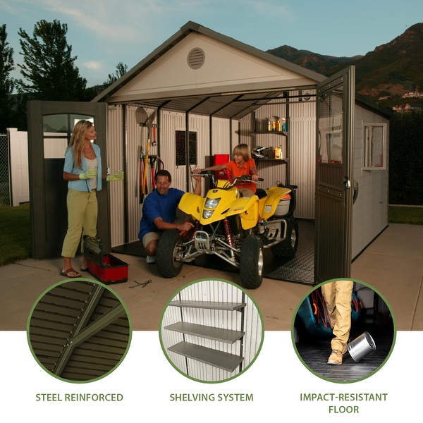Lifetime Storage Building (11' x 11') - Bed Bath & Beyond Lifetime Storage Building (11' x 11') - Bed Bath & Beyond