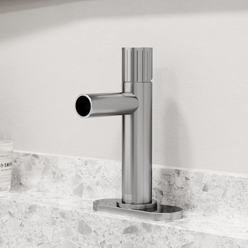 VIGO Ashford 8" H Single Handle Single Hole Bathroom Faucet