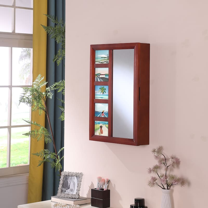 Venice Wall Mount Wood Jewelry Armorie