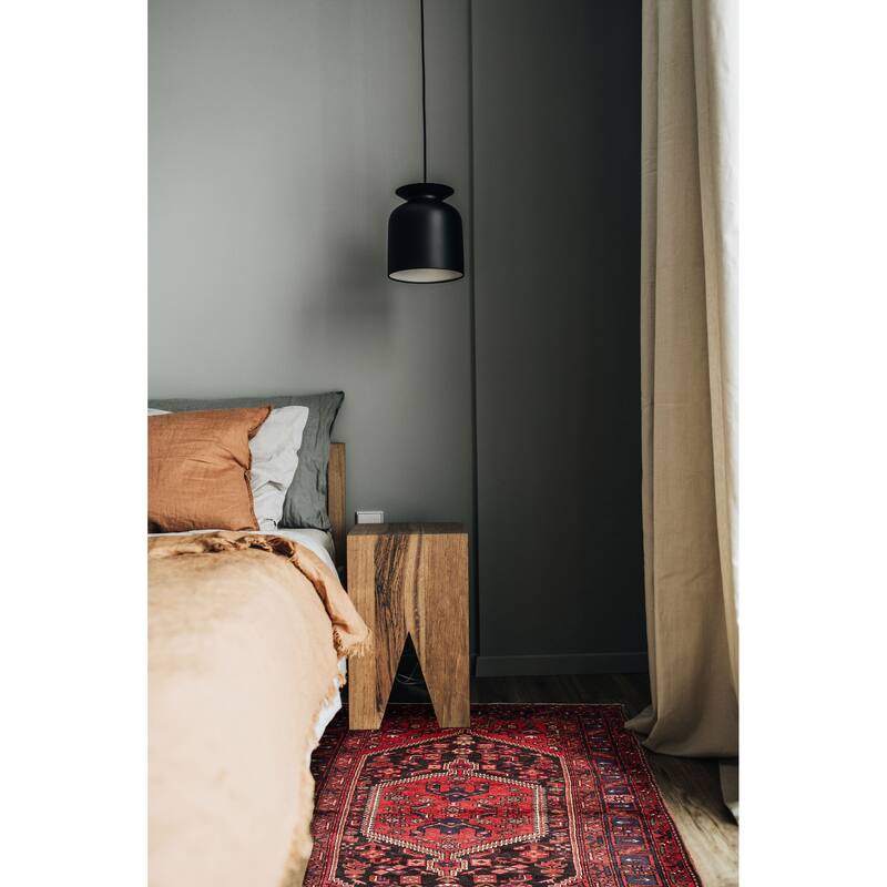 ECARPETGALLERY Hand-knotted Anadol Red Wool Rug - 4'9 x 7'6