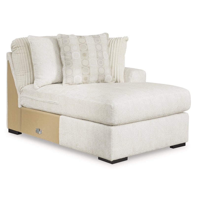 Signature Design by Ashley Chessington White 2-Piece Sectional with Chaise - 121" W x 65" D x 40" H