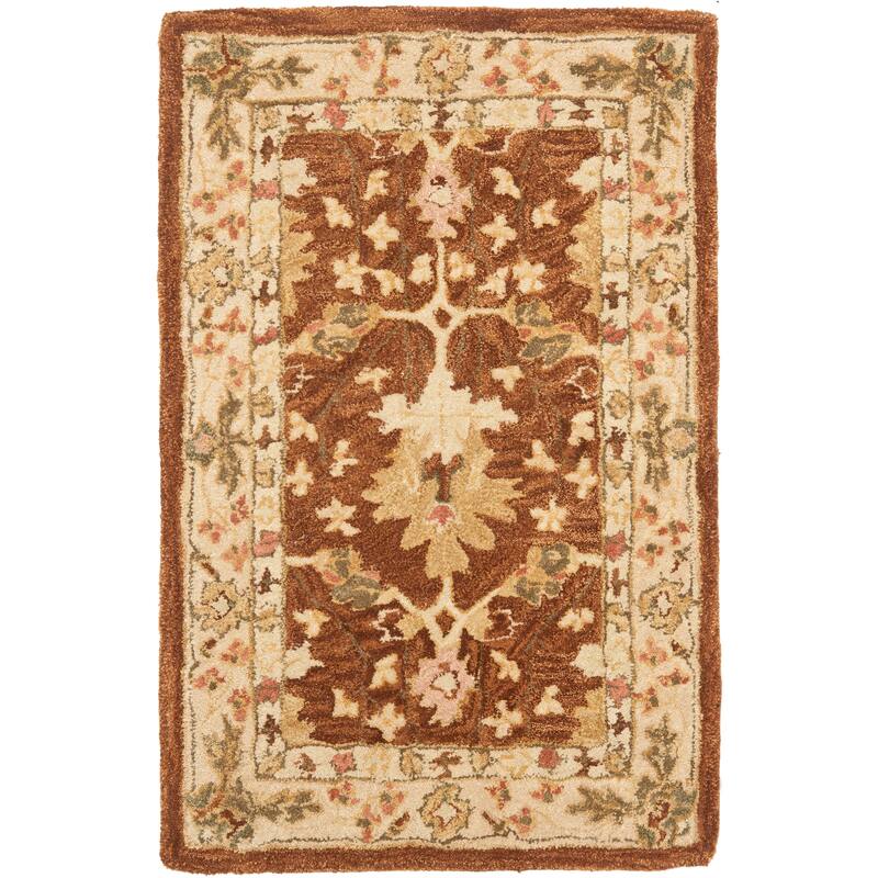SAFAVIEH Handmade Anatolia Masami Traditional Oriental Hand-spun Wool Rug