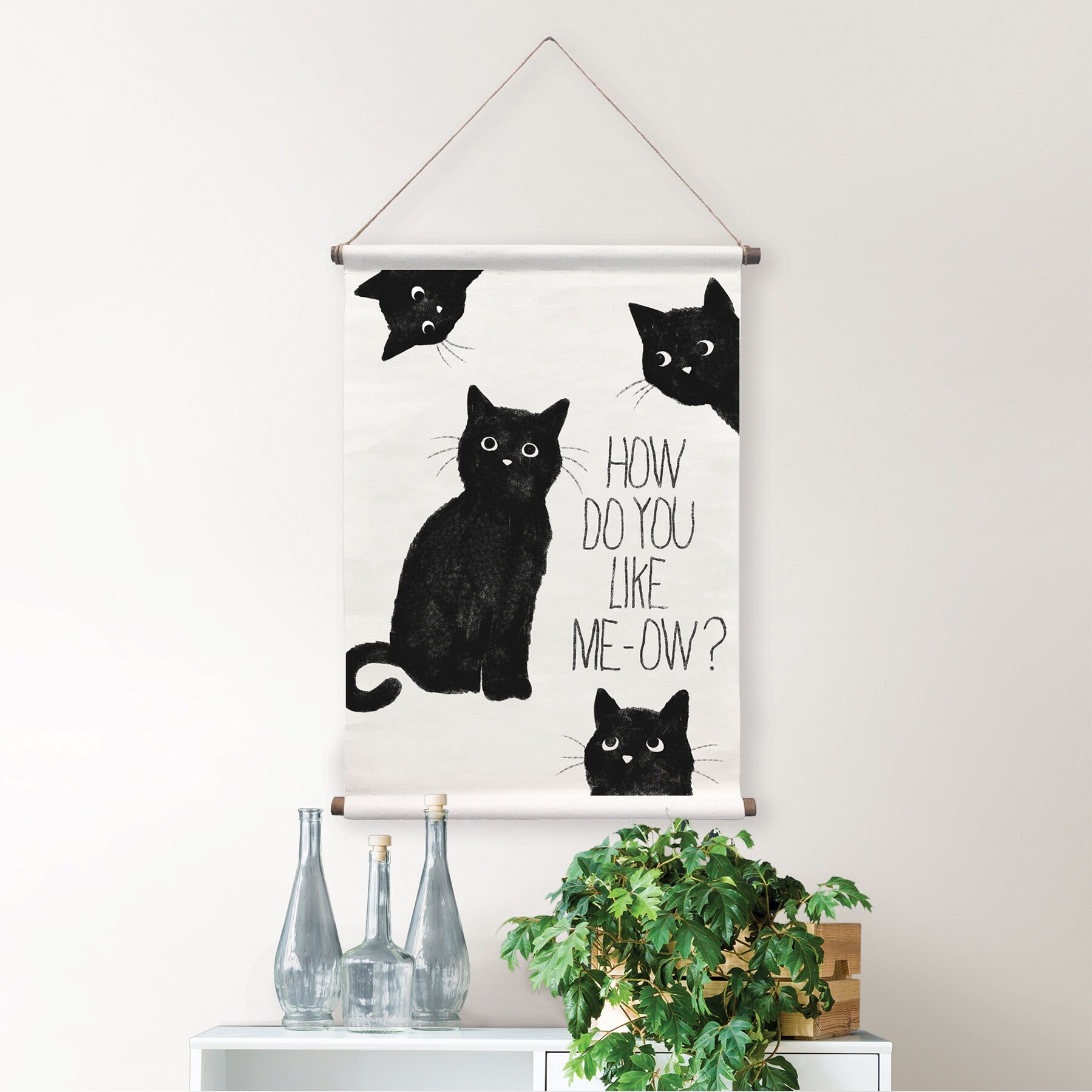 Shop Brewster Wpt2930 Wallpops Like Me Meow 32 X 18 Cat Vinyl