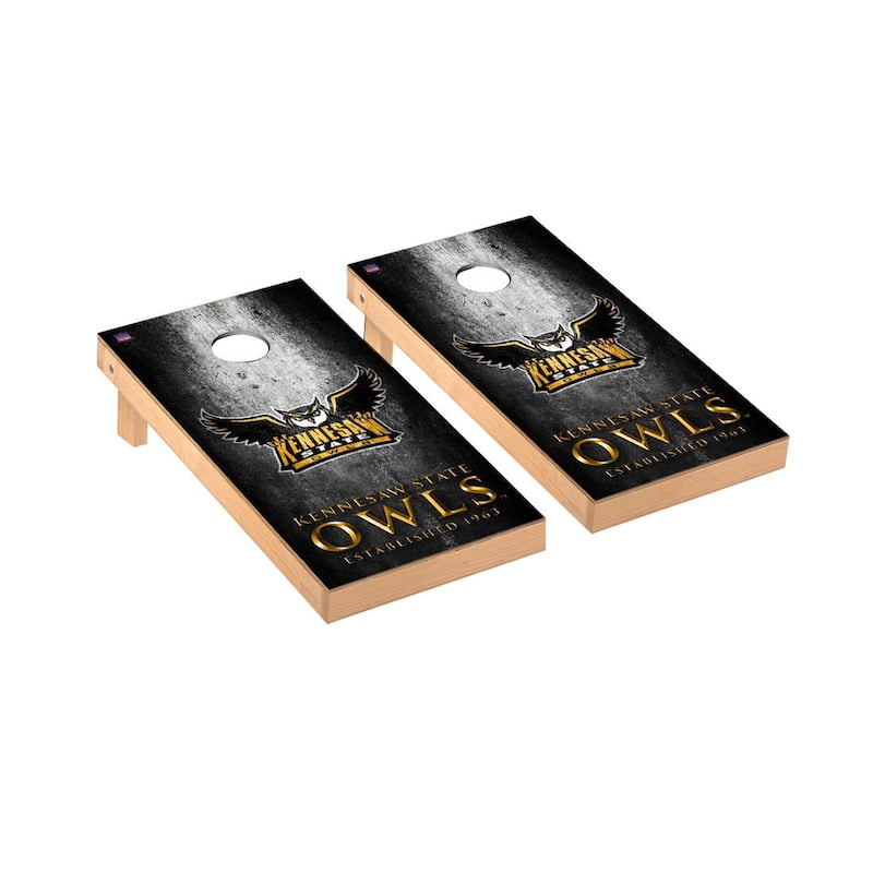Kennesaw State Owls Museum Cornhole Board Set