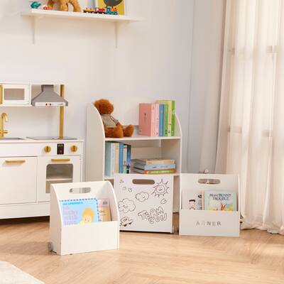 Fantasy Fields Kids Portable Bookcase Set of 3 - 13.75"L x 5.125"W x 15"H