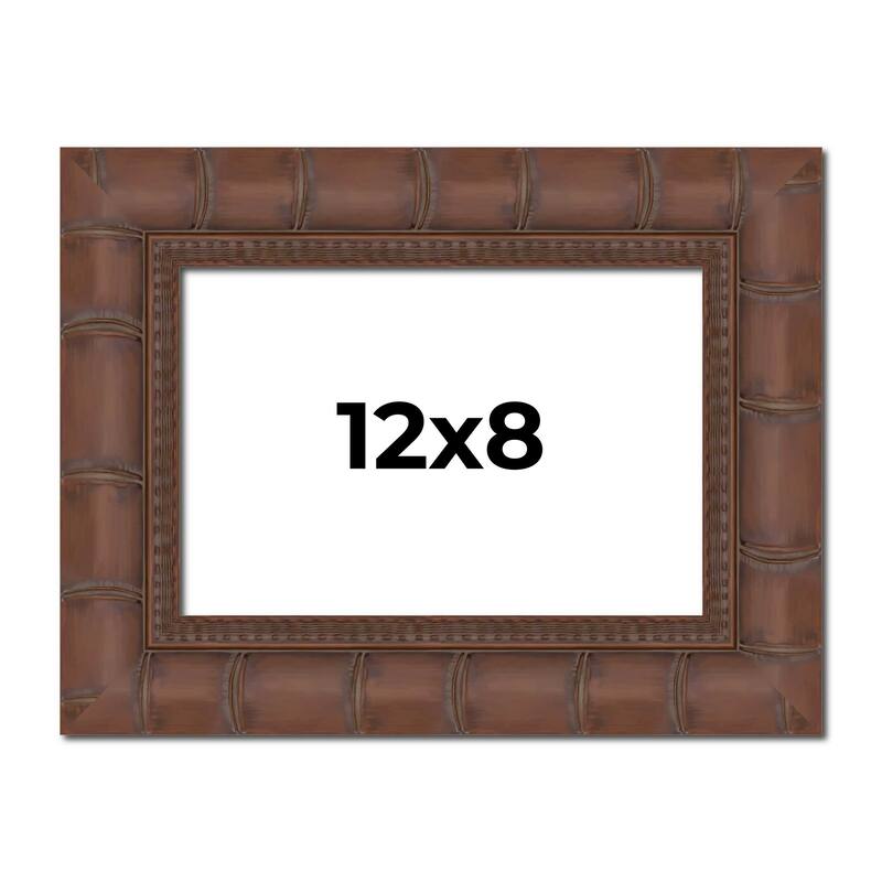12x8 Frame Pewter Solid Wood Picture Frame Width 1.625 Inches | Interior Frame Depth 0.6875 Inches