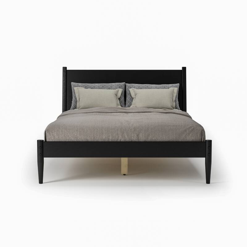 Mid-Century Panel Bed
