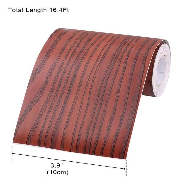 Shop Home Wooden Pattern Self Adhesive Skirting Wall Waist Line