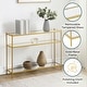 preview thumbnail 13 of 16, Convenience Concepts Royal Crest 3 Tier Glass Console Table
