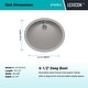 preview thumbnail 3 of 4, Lexicon Platinum V210 Quartz Composite Oval Vanity Sink - Galaxy Concrete