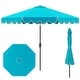 preview thumbnail 2 of 3, 10 Ft Sun Shade Umbrella with Fade-Resistant Polyester Canopy and Easy Tilt Push Button Feature