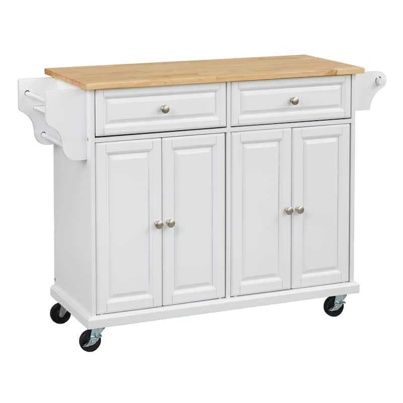 Simple Living Georgia Rolling Kitchen Cart