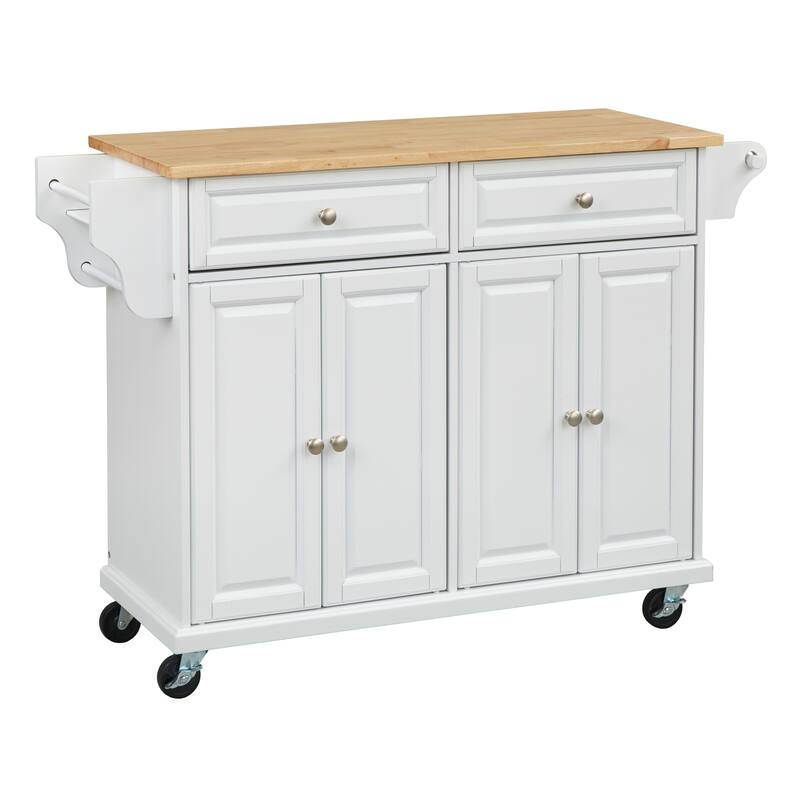 Simple Living Georgia Rolling Kitchen Cart