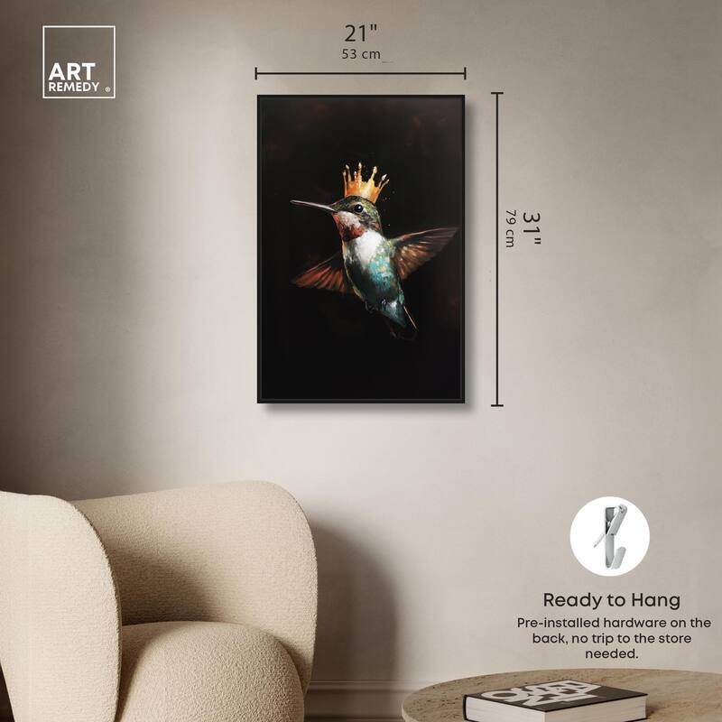 Royal Bird II Canvas by Art Remedy