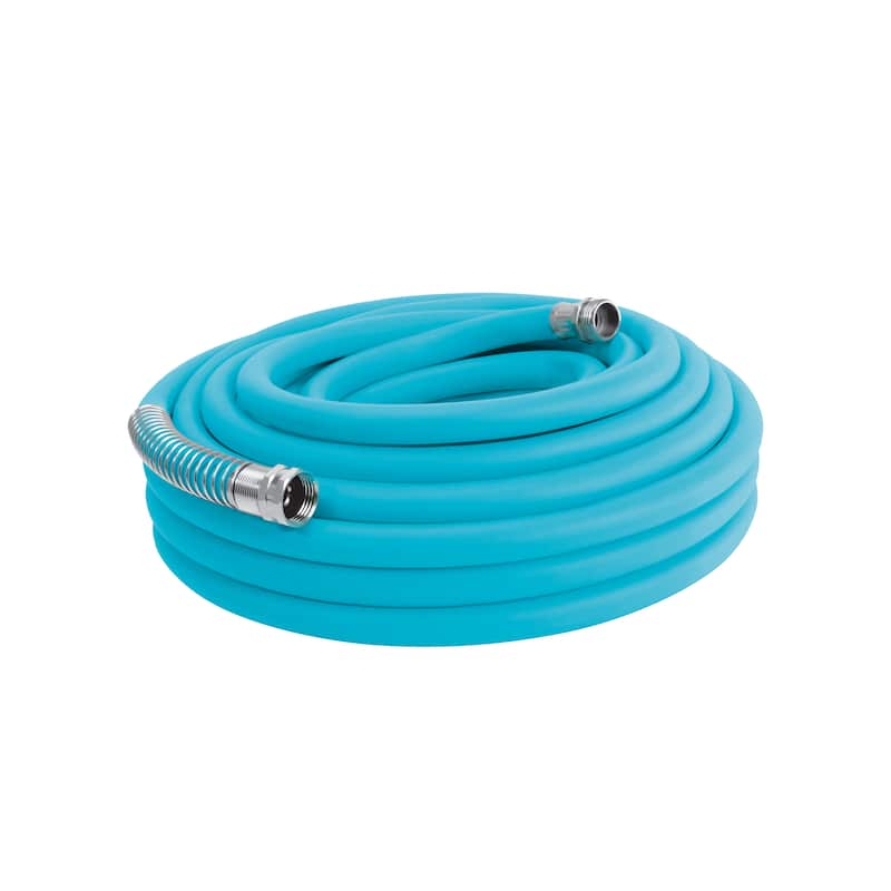 Aqua Joe 5/8 In 50 Ft. Hybrid Polymer FLEX Kink Free Hose - 50 Ft - 50 Ft
