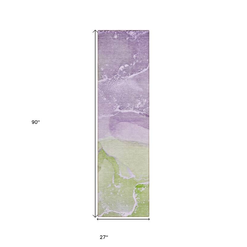 Almisi Contemporary Abstract Weather Resistant Blended Style Outdoor Rug