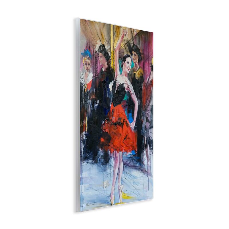 Stupell Abstract Ballerina Bold Collage Wall Plaque Art Design By Lucille Lee